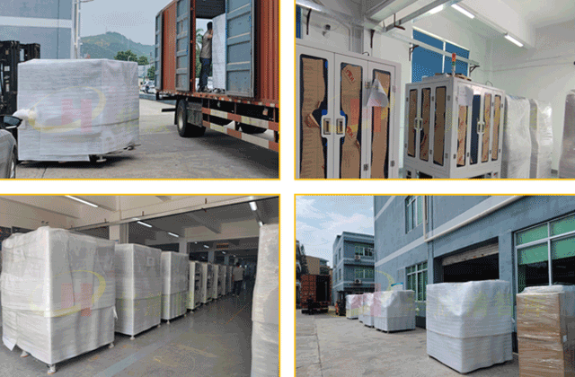 25套视觉自动化摆盘机+10台手机摄像头封装检测设备